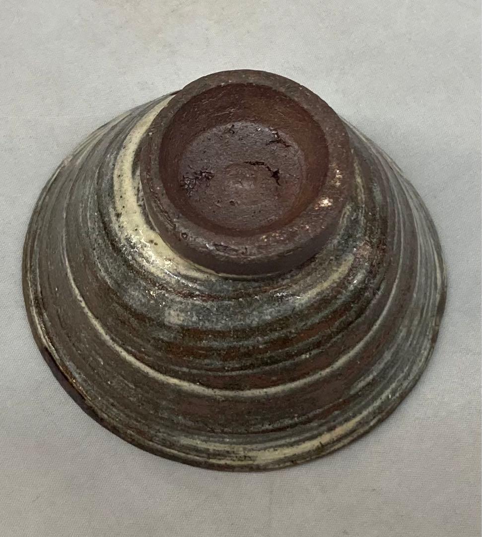 B162s  金城次郎作　徳利・盃セット　1組　壺屋焼　沖縄　人間国宝　酒器　魚