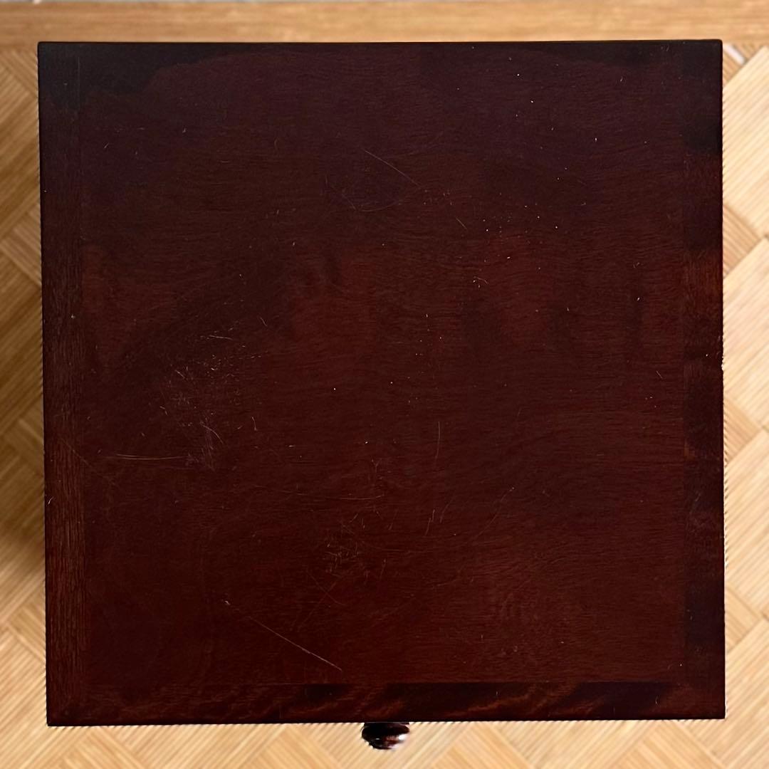 SNT1296 北海道民芸家具 神居民芸 樺材 無垢 引き出し 小箪笥 6段