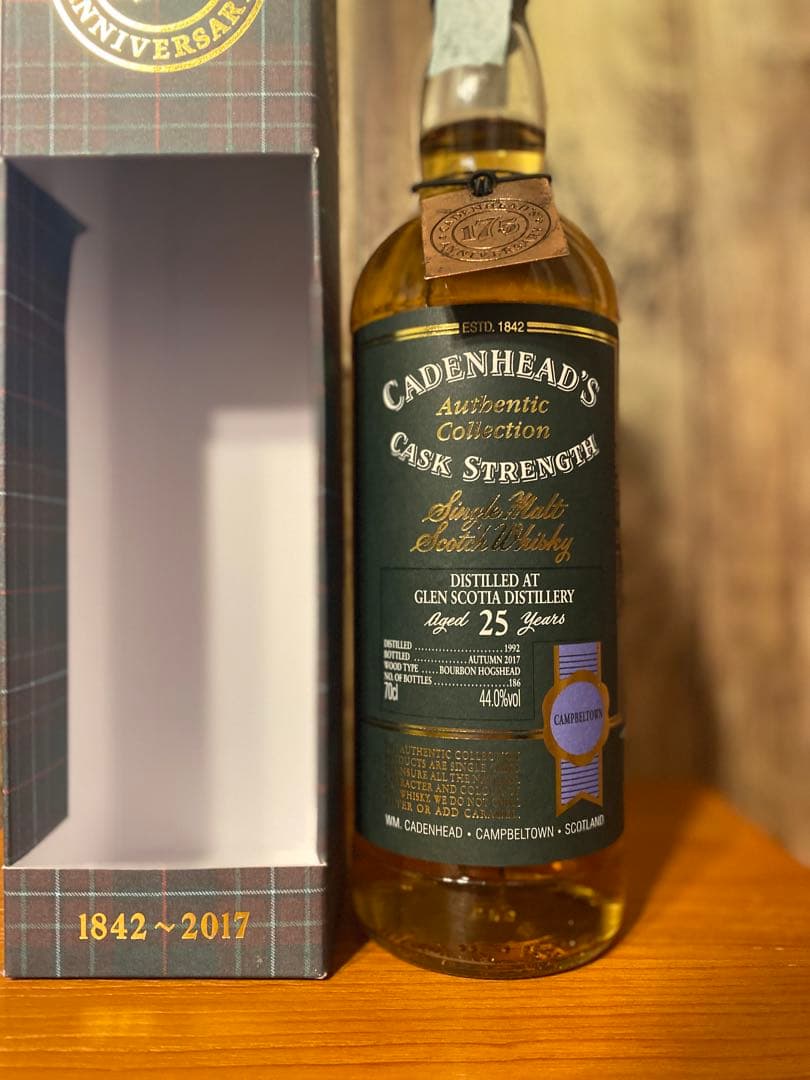 グレンスコシア25年1991-2017Cadenhead's 175th