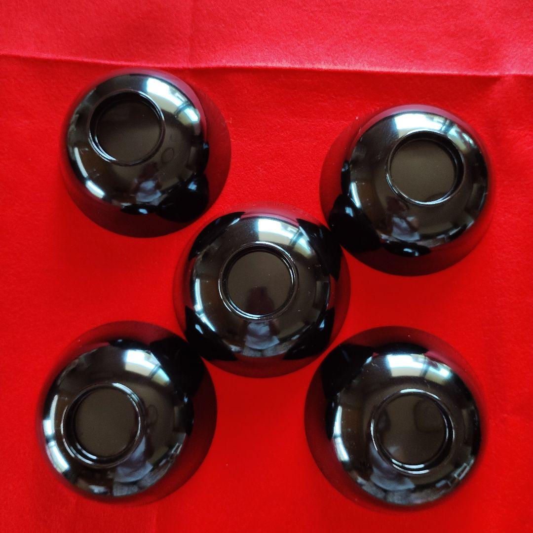 輪島塗漆器 吸い物椀 千鳥絵5個セット 金色の装飾