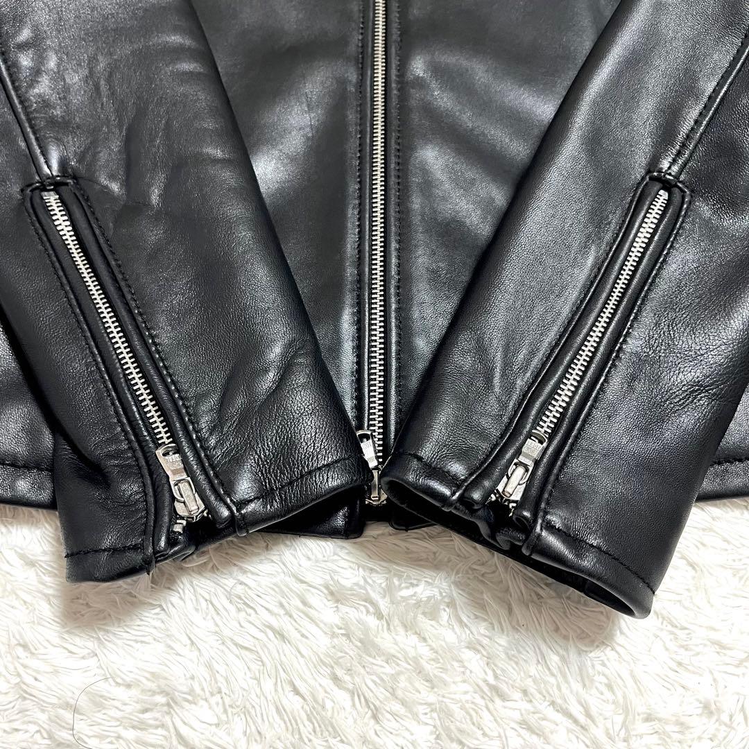 ✨美品✨ユナイテッドアローズ ラムレザー 本革 Lサイズ レザージャケット