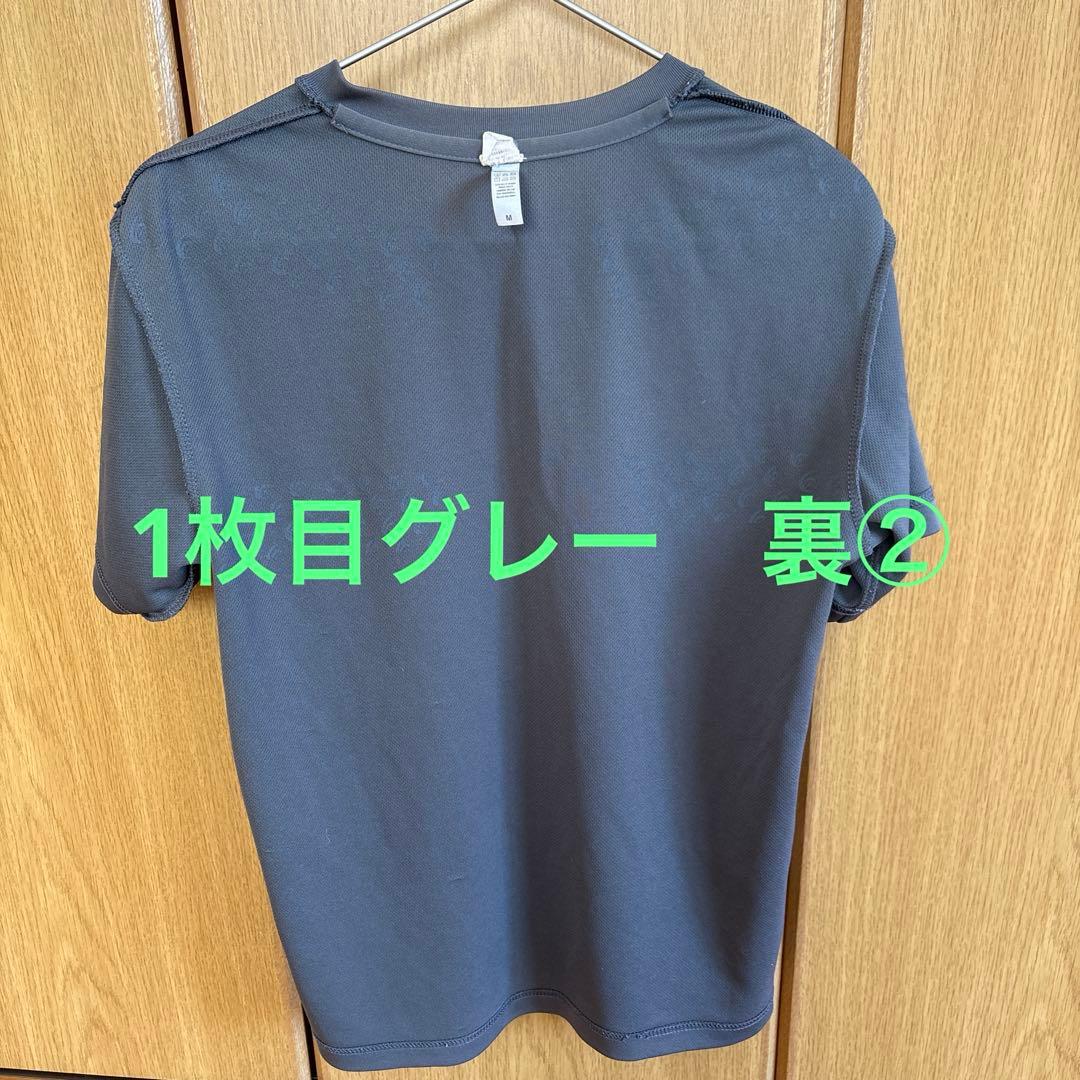 リライブシャツ正規品3枚（グレーのMサイズ2枚、黒のSサイズ1枚）