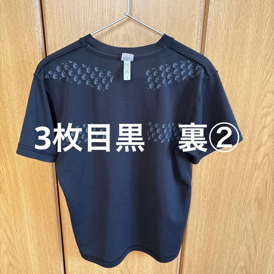 リライブシャツ正規品3枚（グレーのMサイズ2枚、黒のSサイズ1枚）