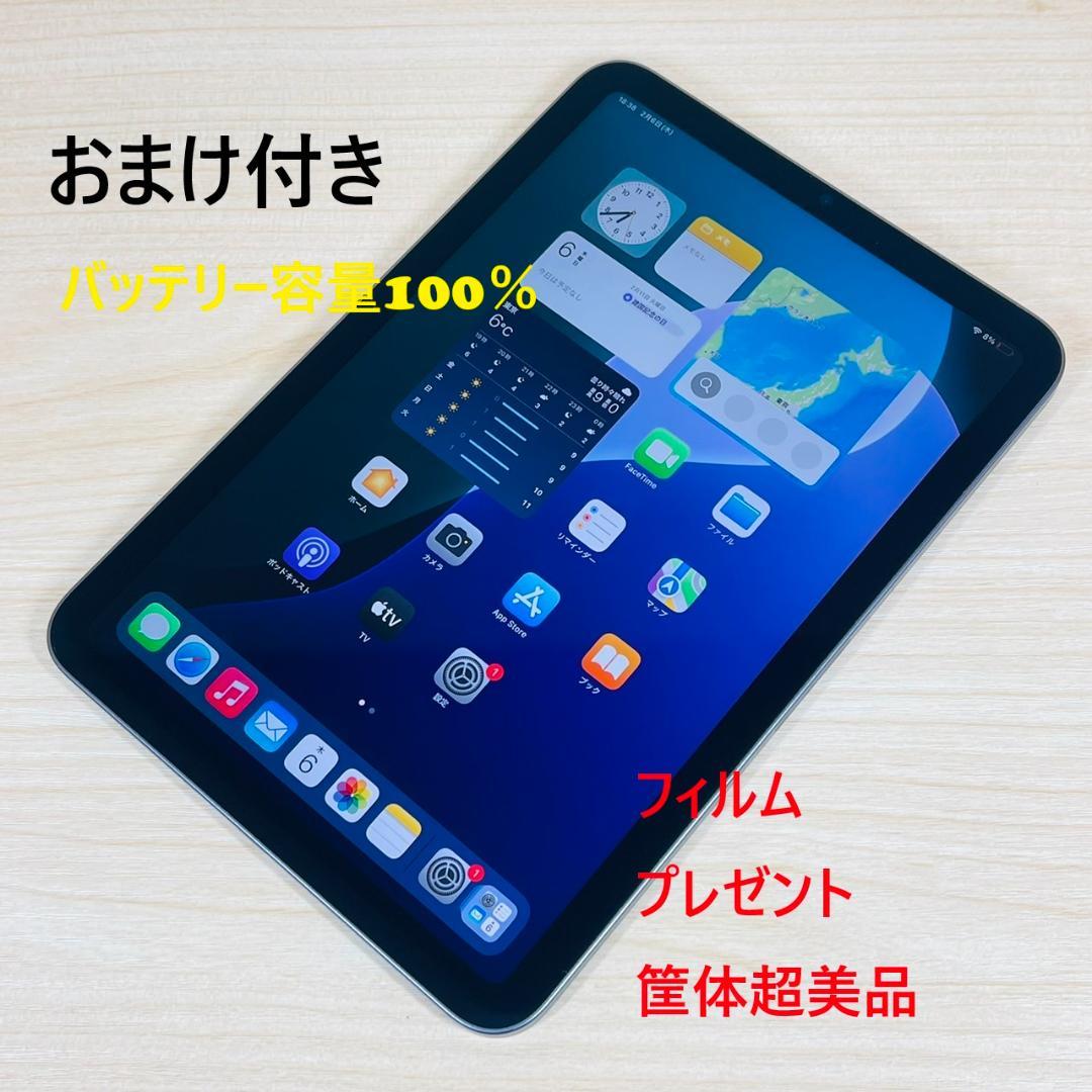 P84 超美品 バッテリー100％ iPad mini 第6世代 256GB