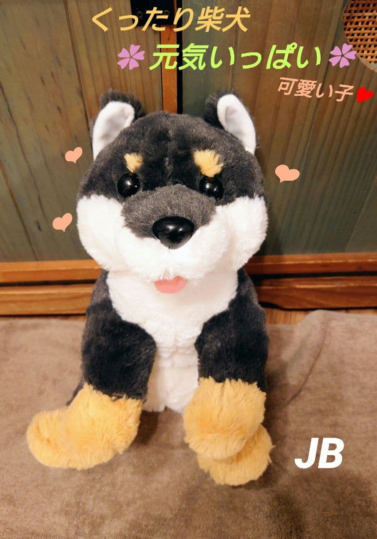 くったり柴犬 元気いっぱい くろりん JB