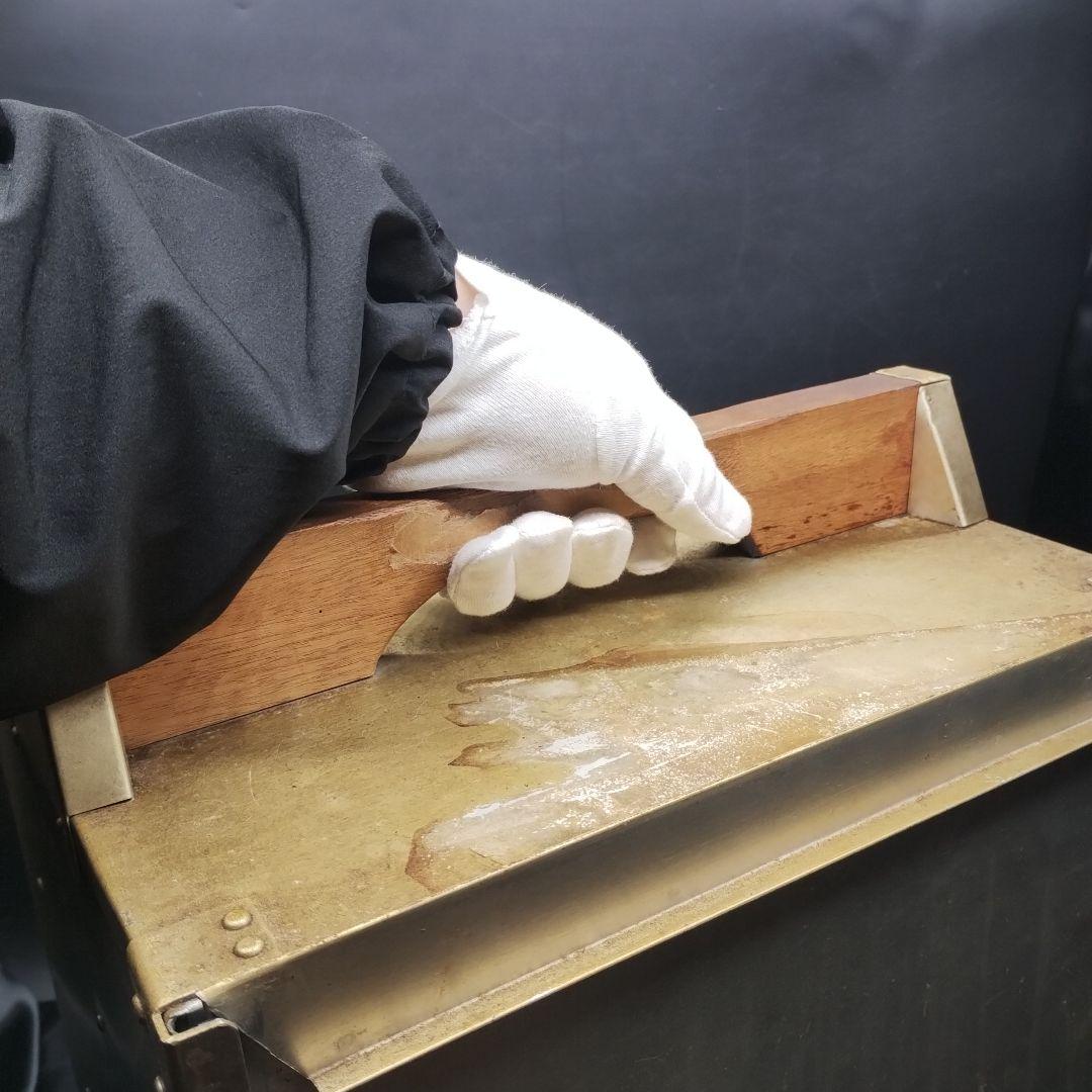 ◼️昭和レトロ◼️アルミ 出前箱 縦型 5段