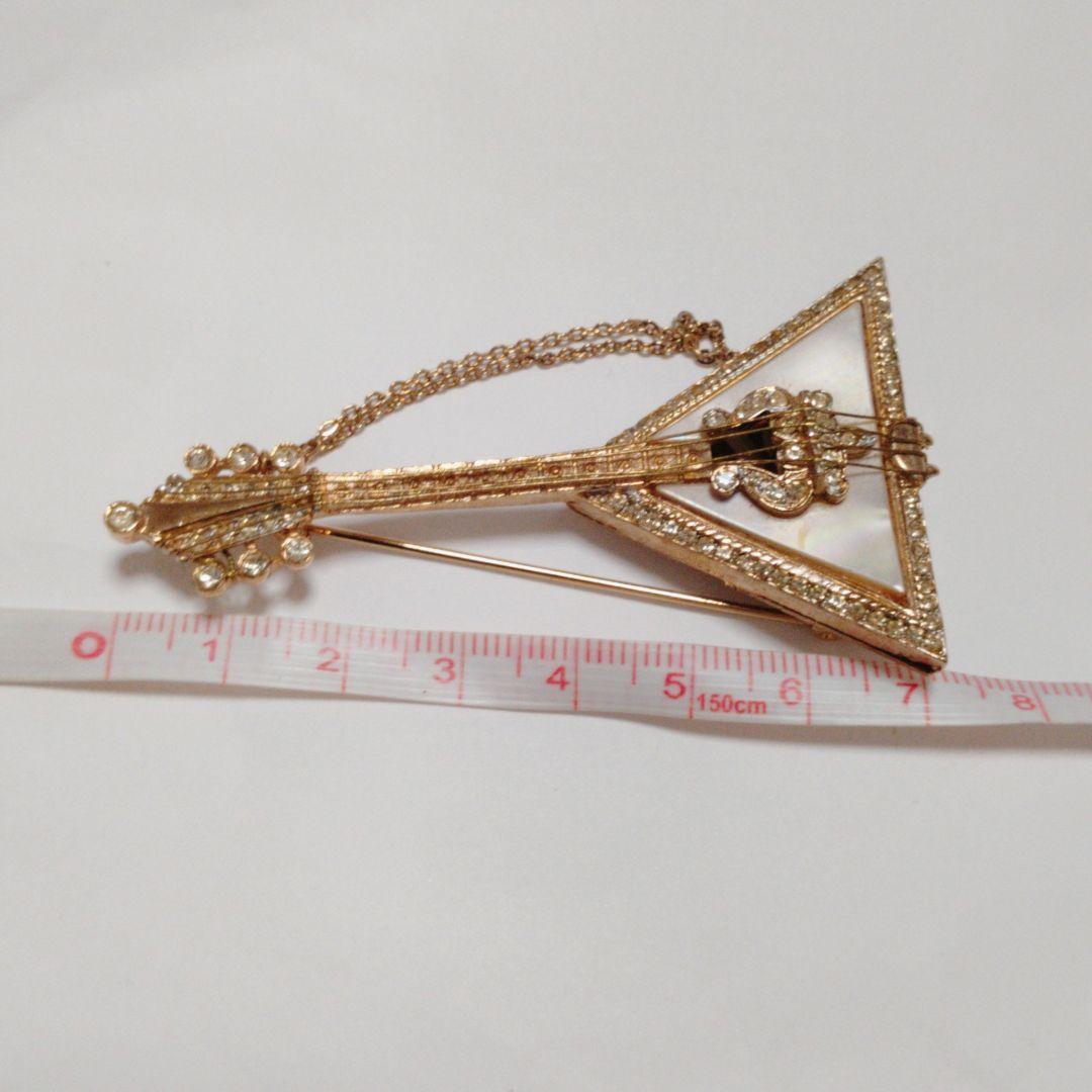 希少　ロバートマンデル　ブローチ　ギター　音楽楽器　ヴィンテージ　アンティーク