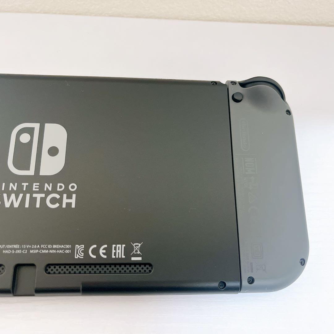 【美品】Nintendo Switch グレー 本体 ケース付き