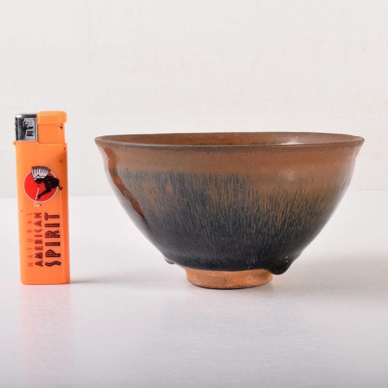 中国　南宋　建窯　禾目天目茶碗　煎茶碗　V　R7811