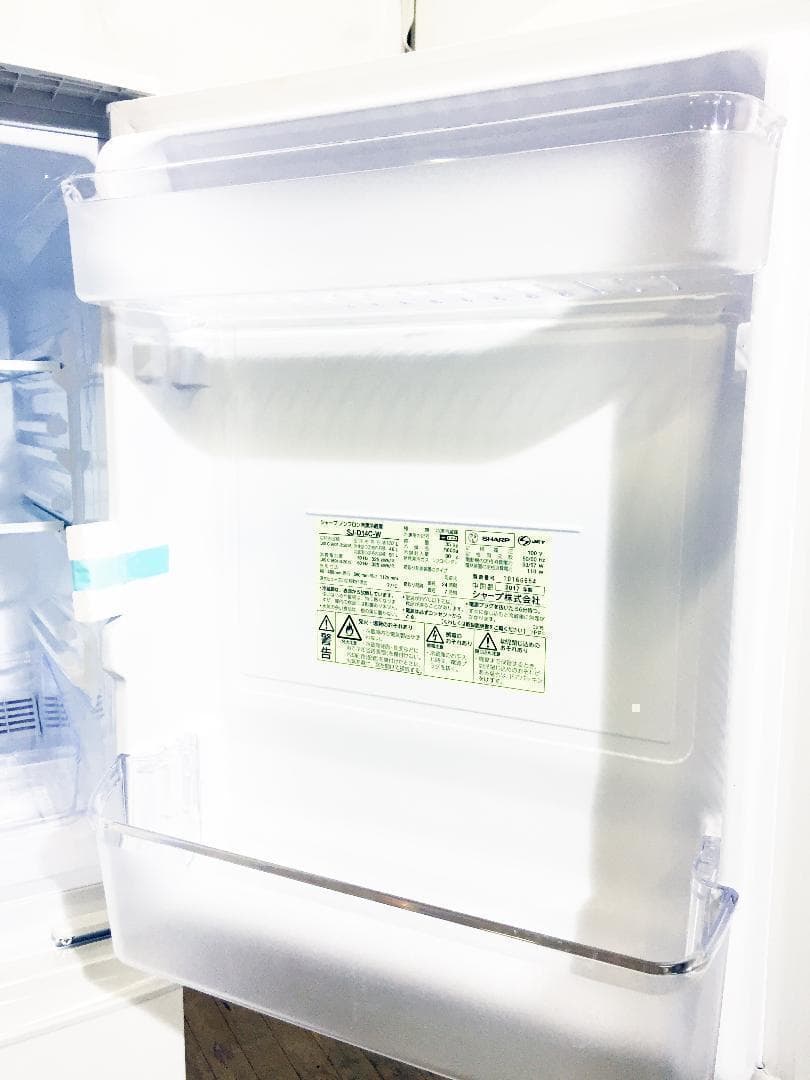 洗濯機もセット★2017◆中古★SHARP 137L 冷蔵庫