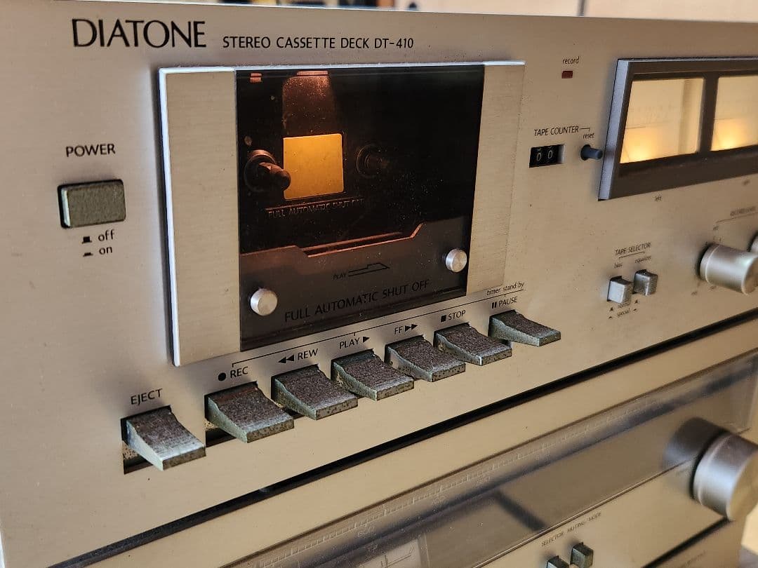 DIATONE ダイヤトーン　カセットデッキ　ターンテーブル 通電OKジャンク品