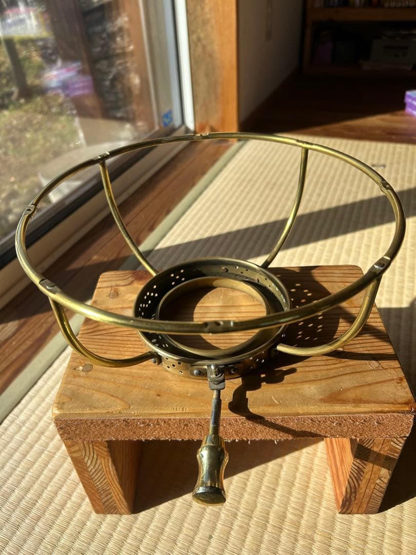 ニッセン　ストーブ　ゴールドフレーム　IS-1 パーツ　下部枠金　ほや受