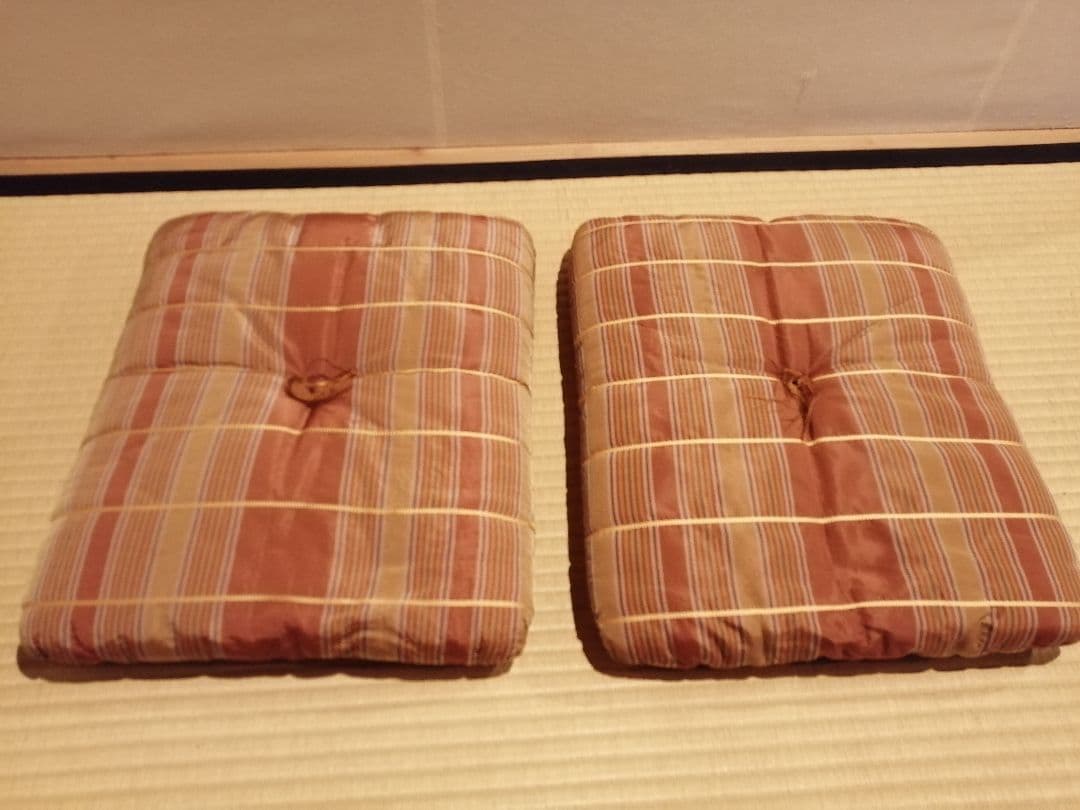 【茶事道具】茶席座布団　水屋道具489