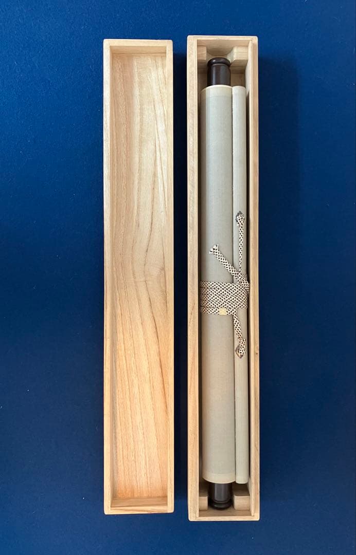 高橋泥舟【書／賛・画／富士】紙本　掛軸（関連／山岡鉄舟・勝海舟）