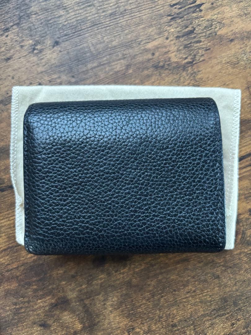 ルイヴィトン　モノグラム　ポルトフォイユドゥブルVコンパクトブラック