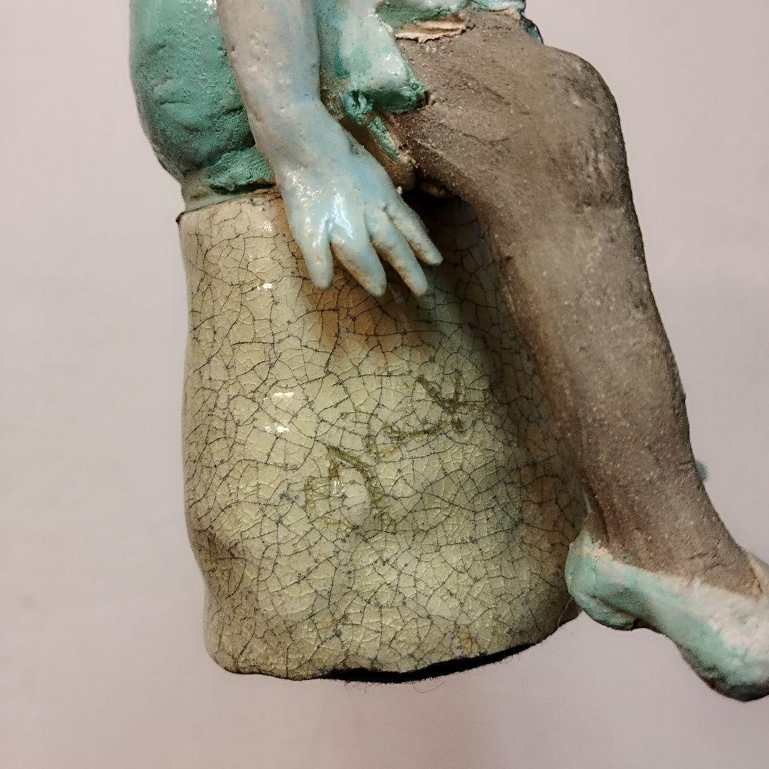 【結城美栄子】陶人形 作家もの