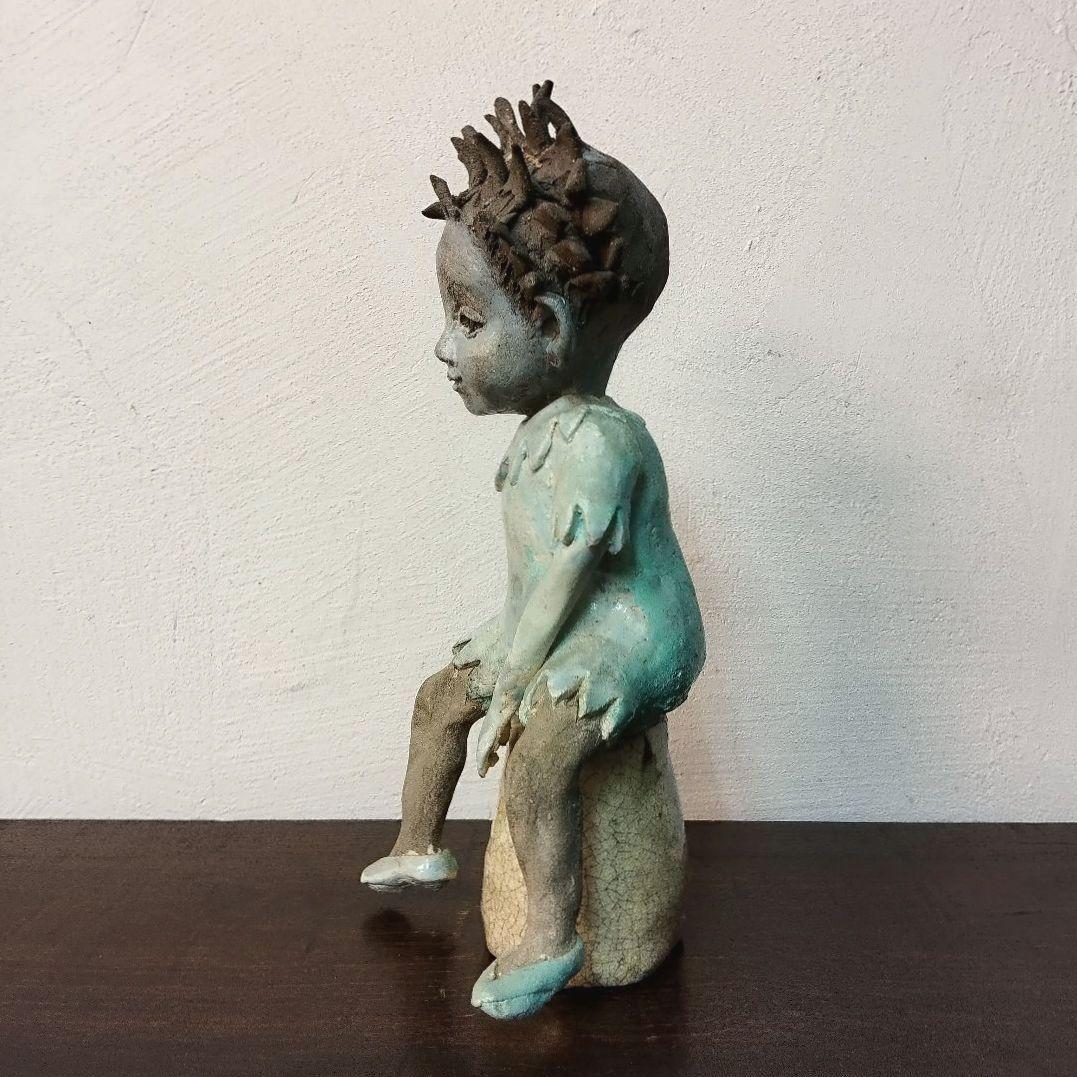 【結城美栄子】陶人形 作家もの