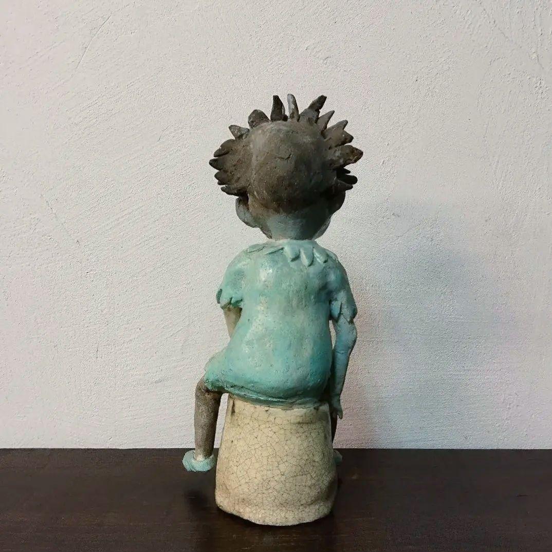 【結城美栄子】陶人形 作家もの