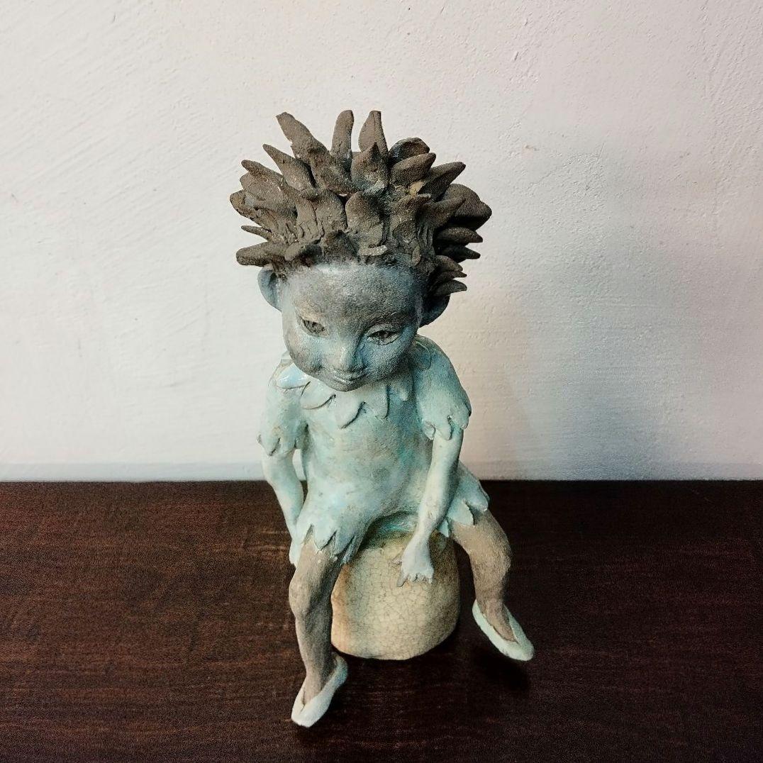 【結城美栄子】陶人形 作家もの