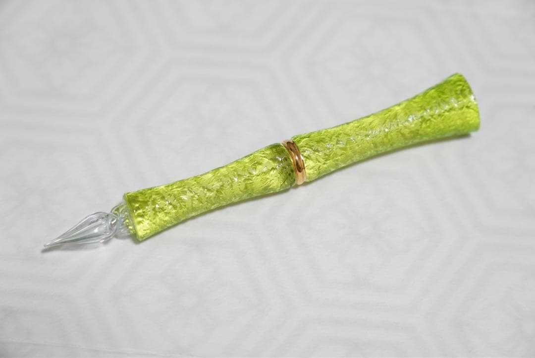 Glass Studio TooS TAKETORI スリム 百華 若草色