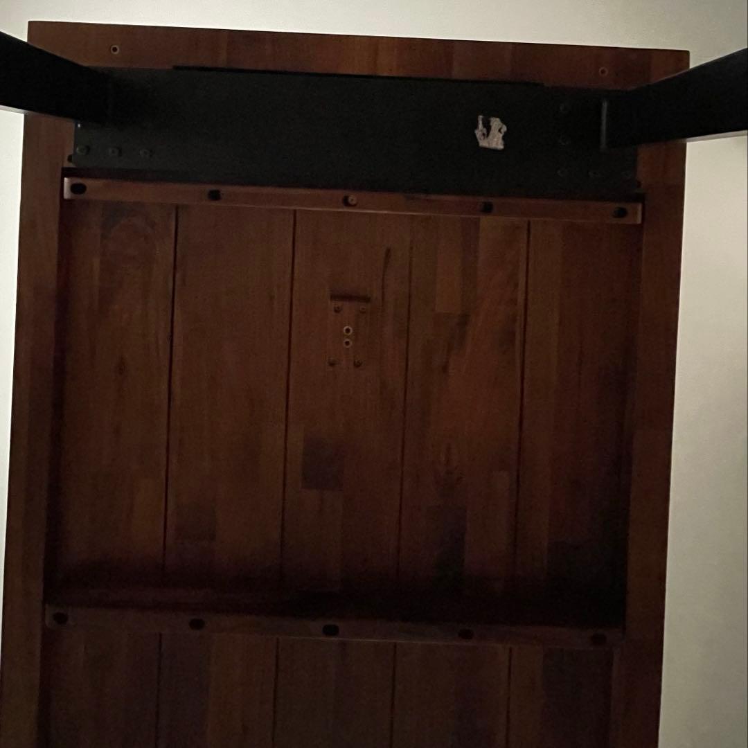 ウォルナット　アイアン　ダイニングテーブル