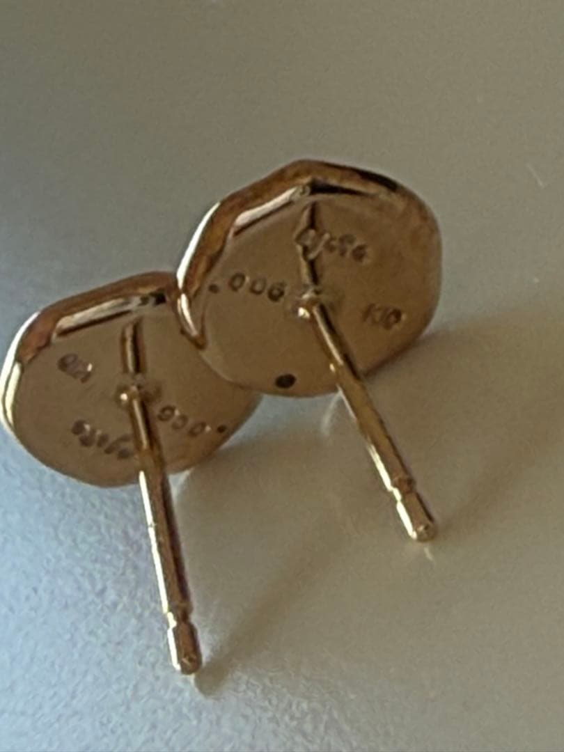 ケ*イ様 agete ダイヤ・ターコイズK10 スタッドピアス