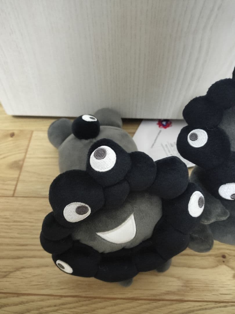 ミャクミャク お手玉風ぬいぐるみ　 黒 2点セット 関西万博