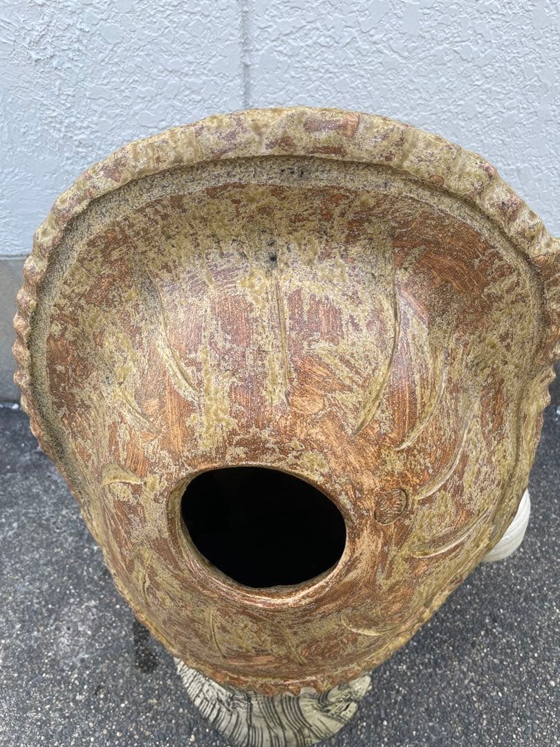 信楽焼　狸庵　大狸　たぬき　高さ72㎝　置物　アンティーク