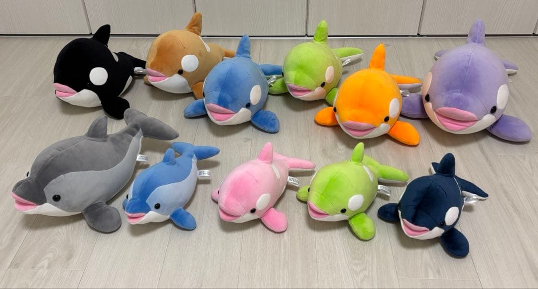 須磨シーワールド　シャチ　イルカ　ぬいぐるみ　クジ　限定カラー　2等　3等 4等