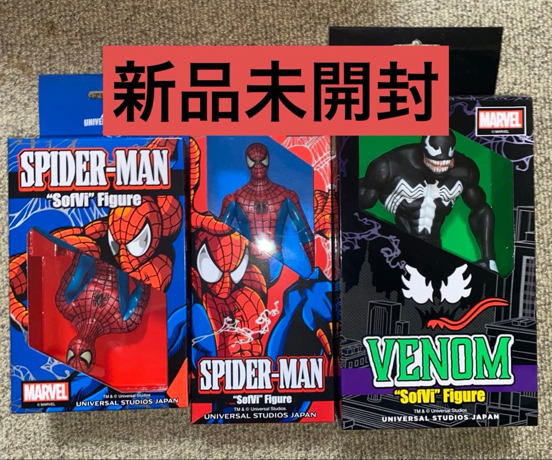 USJ スパイダーマン ヴェノム ソフビ ユニバーサルスタジオジャパン