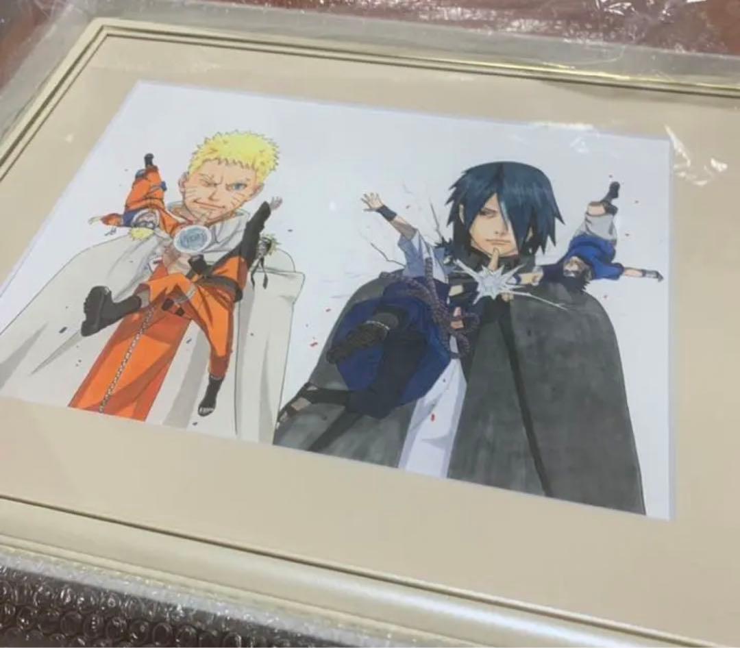 【限定・非売品】NARUTO 高級複製原画　ナルト　サスケ　ナルト展