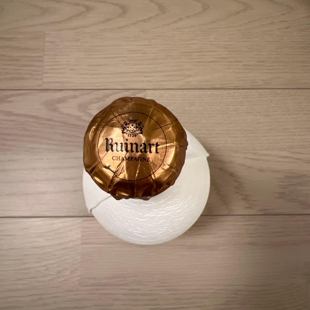 Ruinart シャンパン 750ml ホワイトボトル　VUITTON刻印箱付き