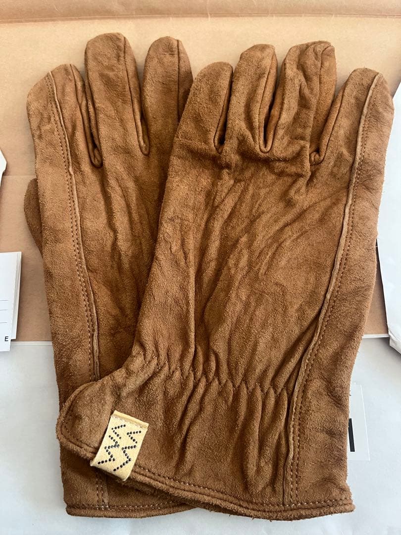 2025 VISVIM SUEDE GLOVES CAMEL 手袋