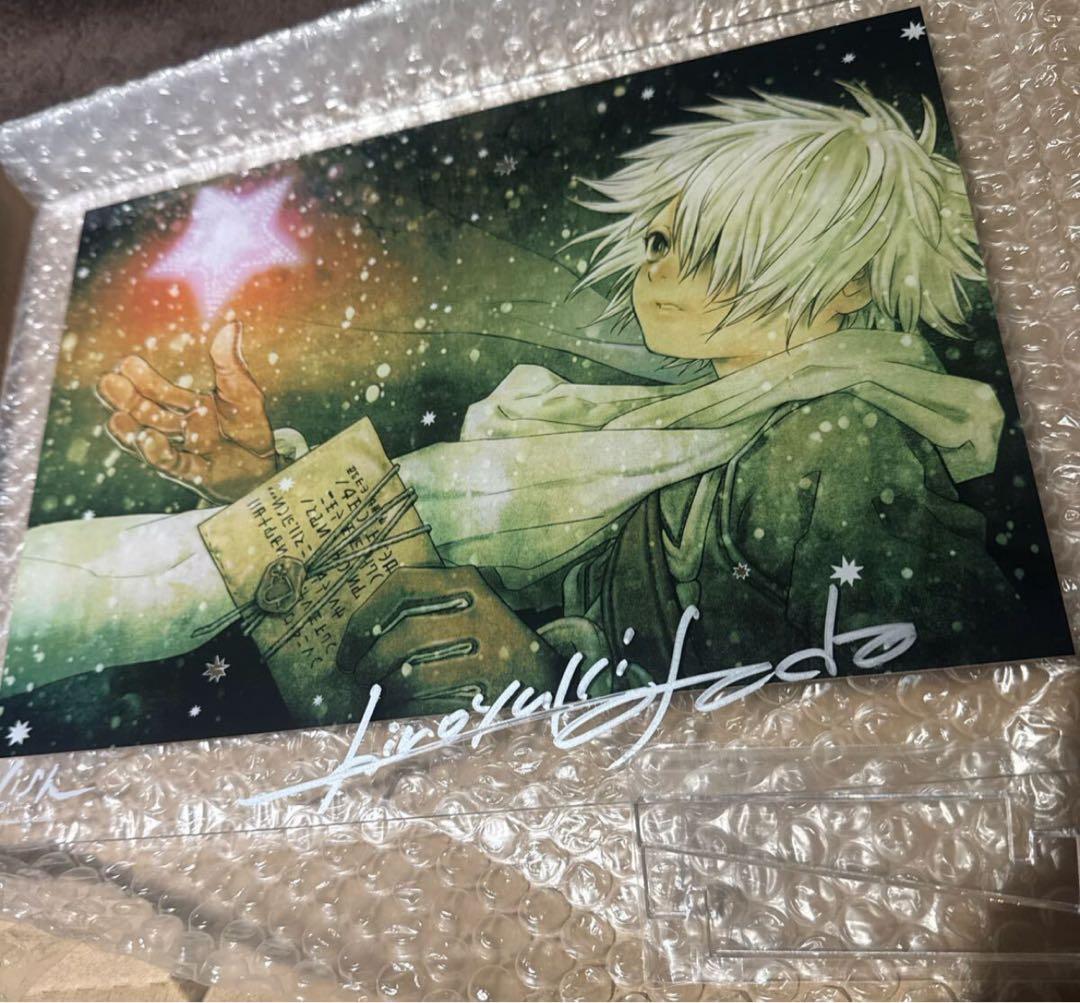 テガミバチ　浅田弘幸　直筆サイン　複製アクリル原画　ジギー・ペッパー