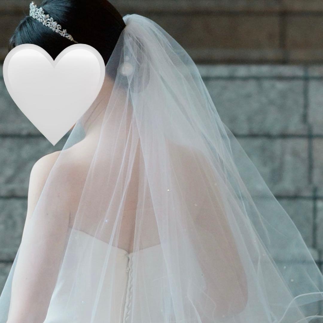 【りんご様】ベール キラキラ チュール シフォン ラメ ベールダウン 結婚式