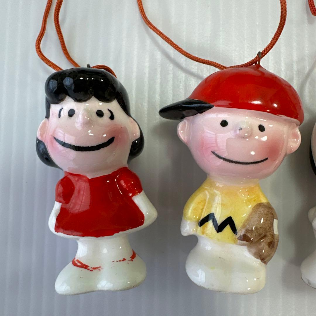 snoopy スヌーピー peanuts ヴィンテージ　オーナメント 4体セット