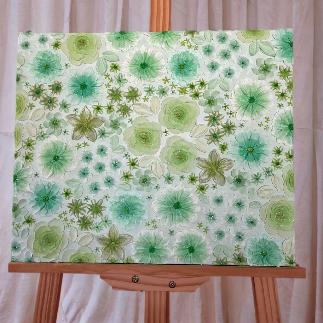 花柄 アート テクスチャーアート ボタニカル フランフラン　ウェディング