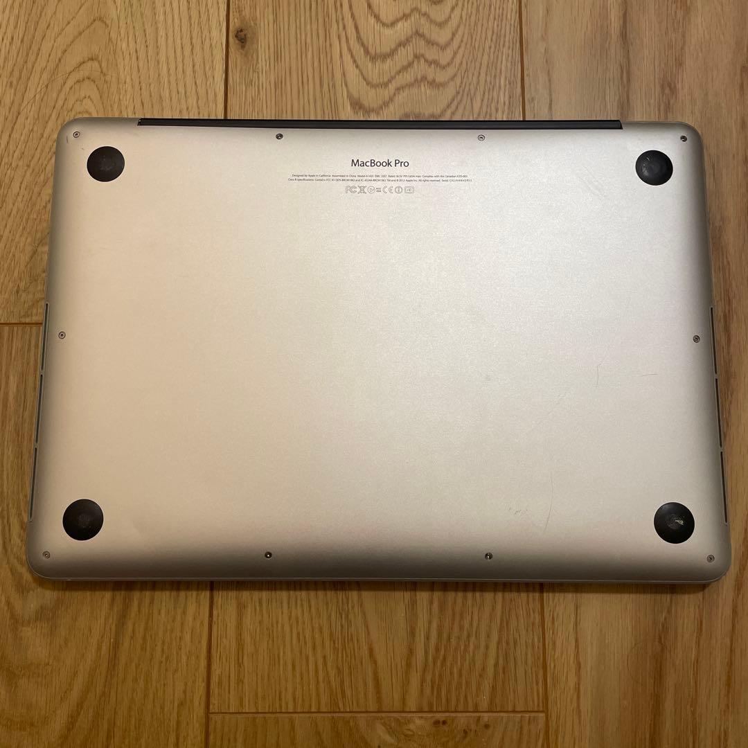 MacBookPro 13インチRetina late2012（A1425）