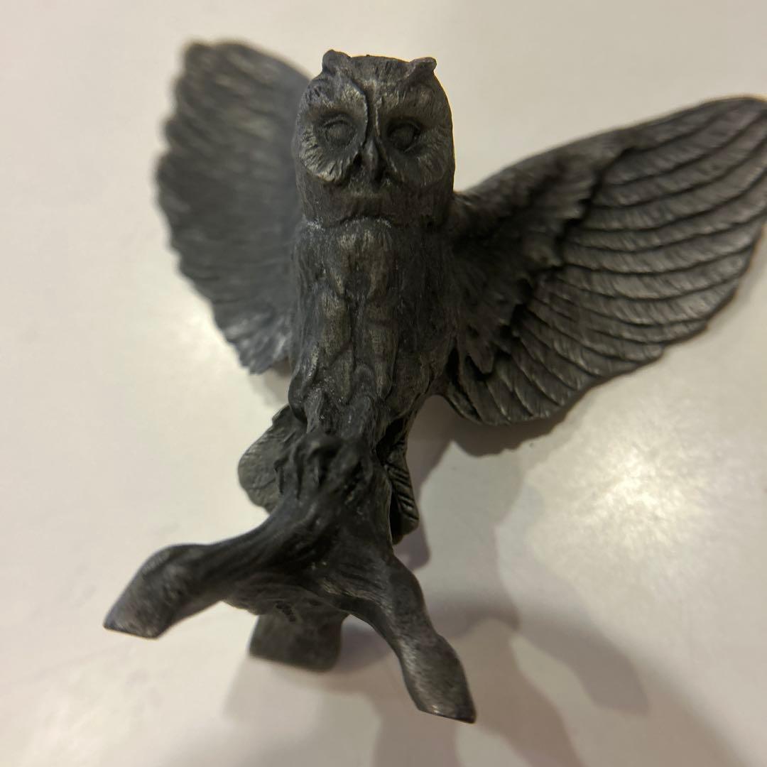 極造形美⭐︎FM社製　フクロウ　アンティーク　置物
