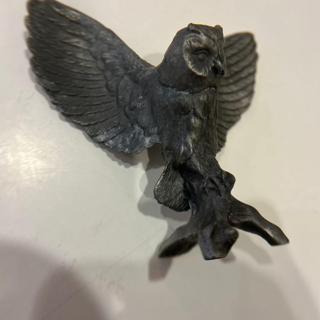 極造形美⭐︎FM社製　フクロウ　アンティーク　置物