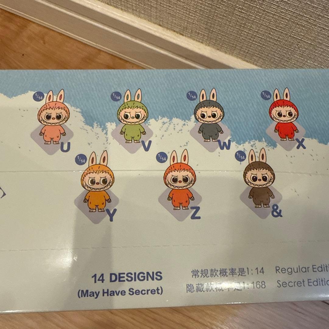 【正規】LABUBU PIN FOR LOVE イニシャルアルファベット N〜Z