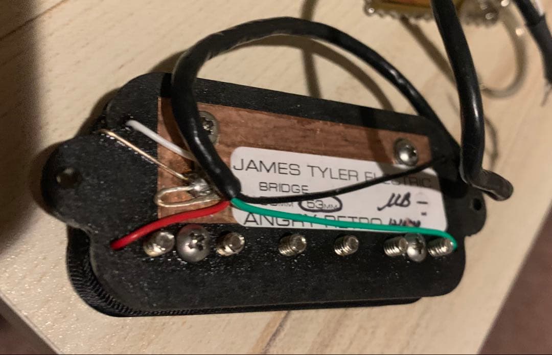 JAMES TYLER ELECTRIC MAXIMUM TONE ピックアップ