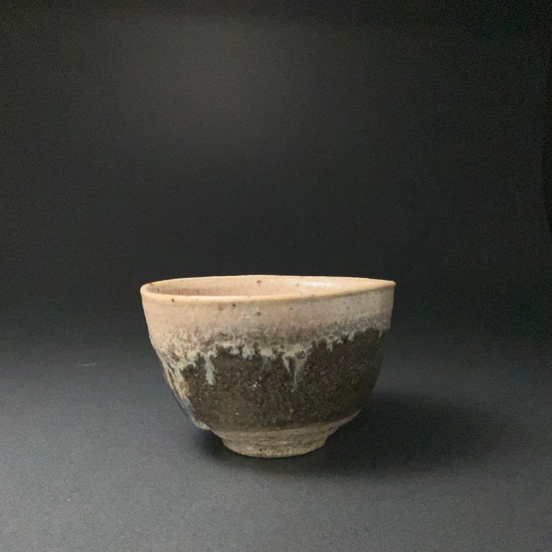 【抹茶碗】西岡小十　朝鮮唐津抹茶碗　共箱　茶道具　金直し　R1266ダN3