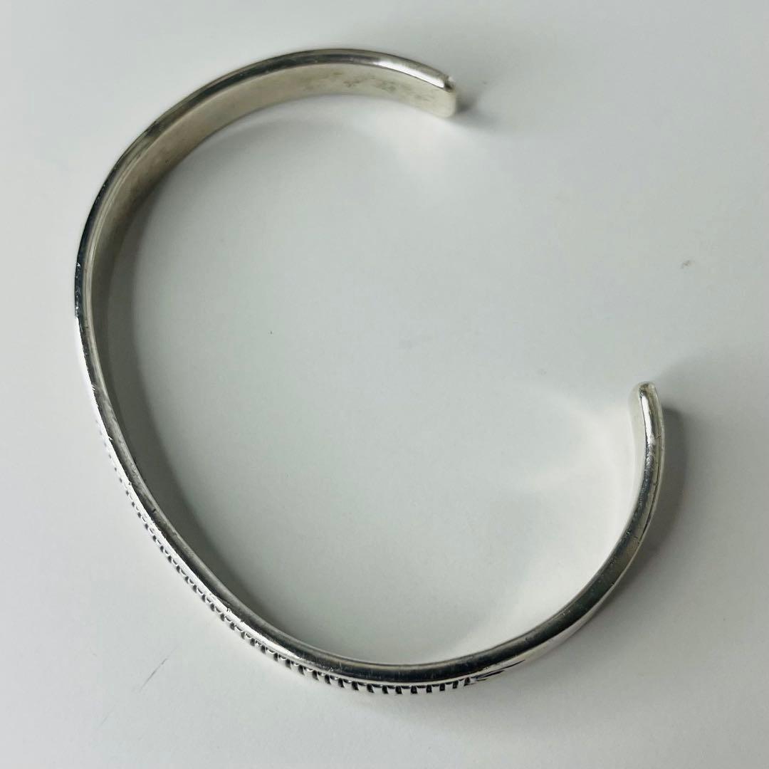 Navajoナバホ族Bruce MorganバングルブレスレットSterling