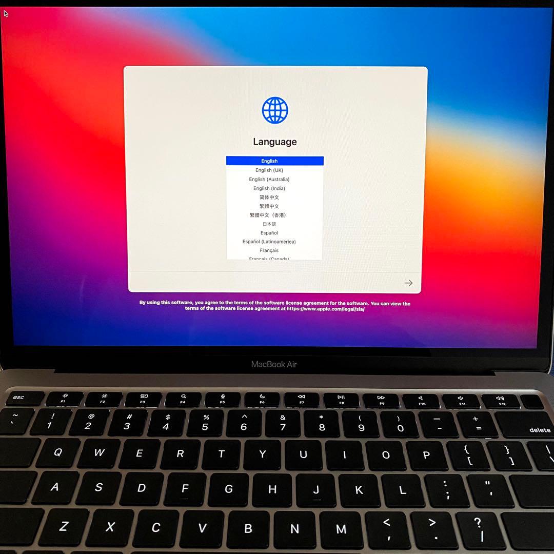 【充放電36回】M1 MacBook Air 16GB/512GB/US配列