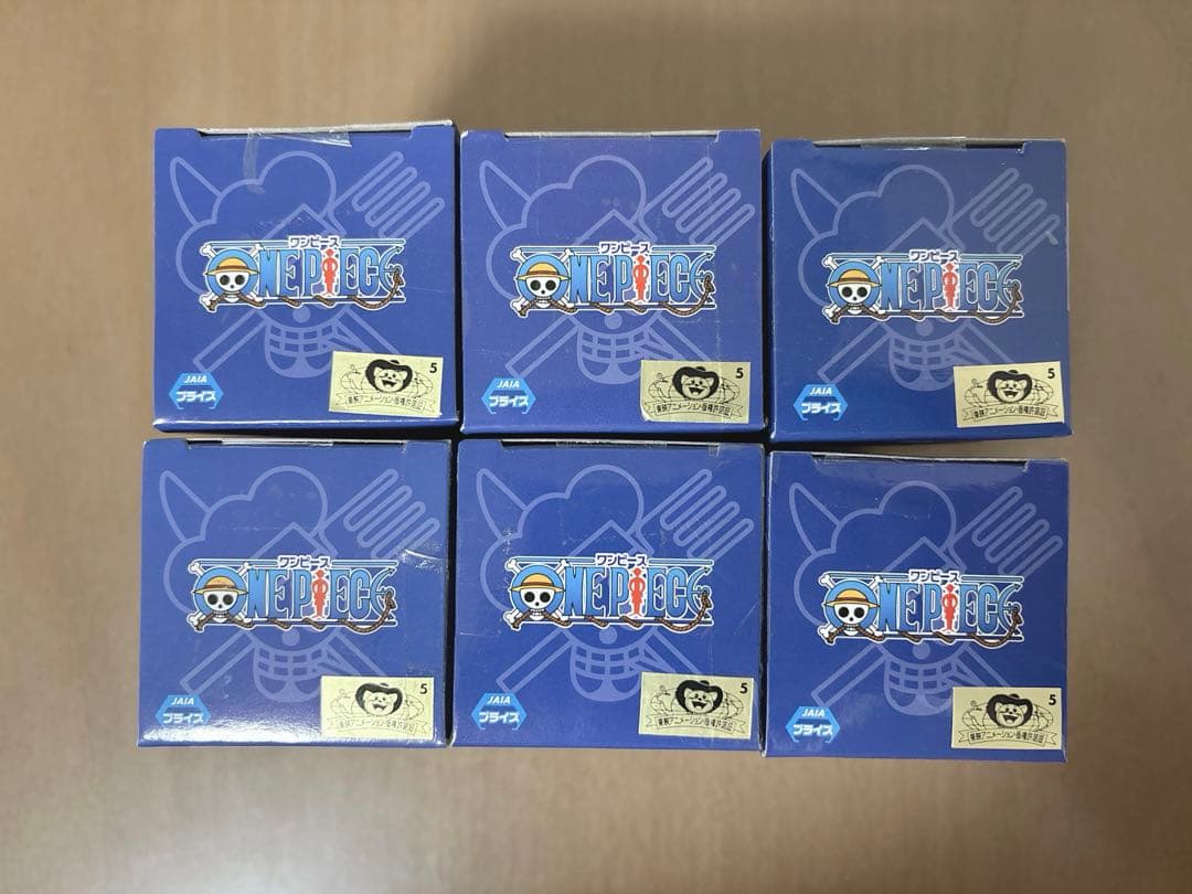 ワールドコレクタブルフィギュア ヒストリーオブサンジ 全6種セット