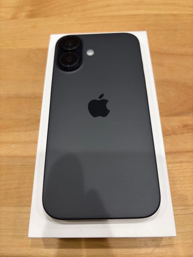 【美品】iPhone16 128GB SIMフリー ブラック バッテリー100%