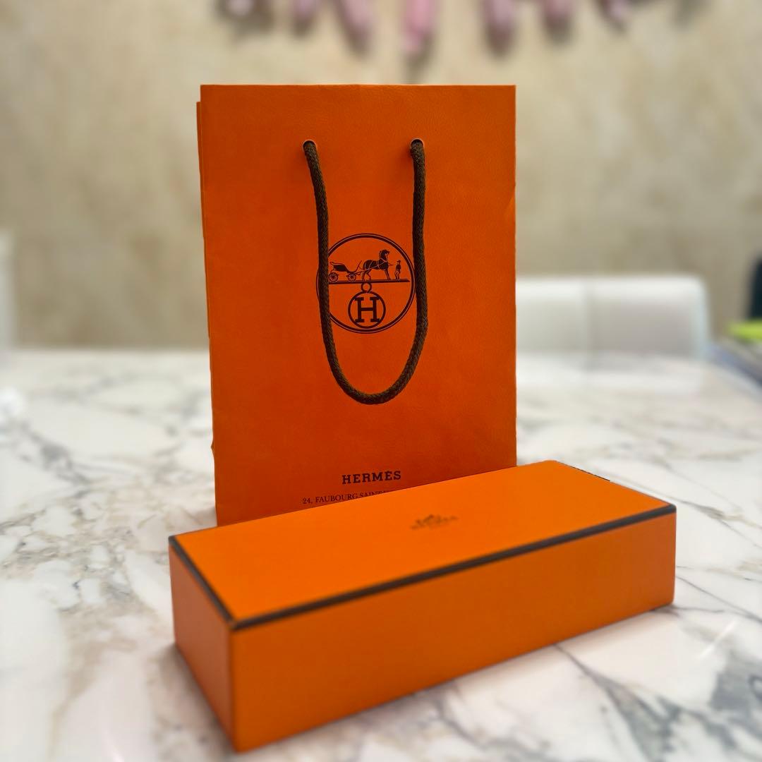 【未使用品】HERMES エルメス　ノーチラス　青い　ボールペン　文具