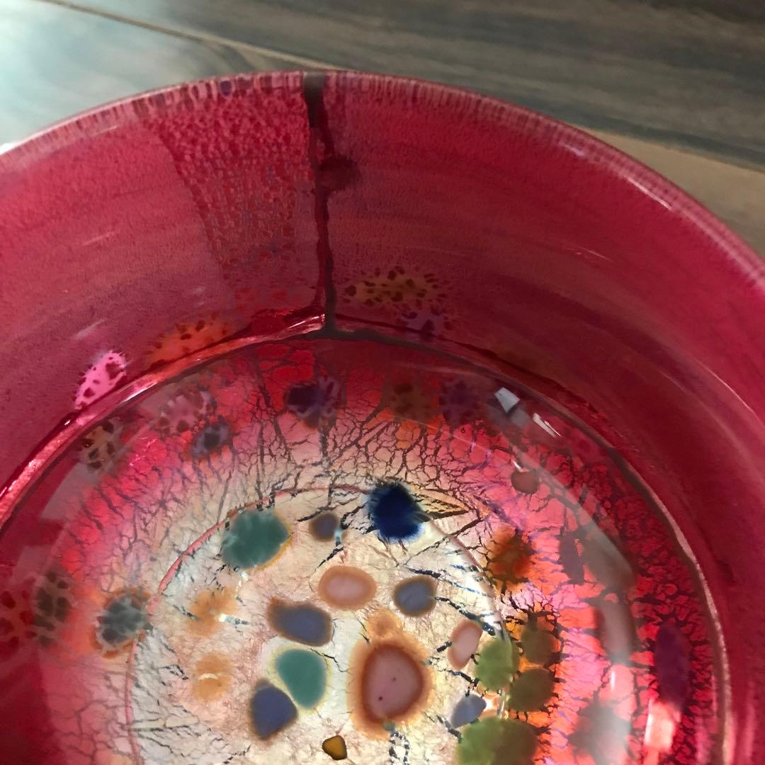 大川薫 銀継ぎ玻璃茶碗