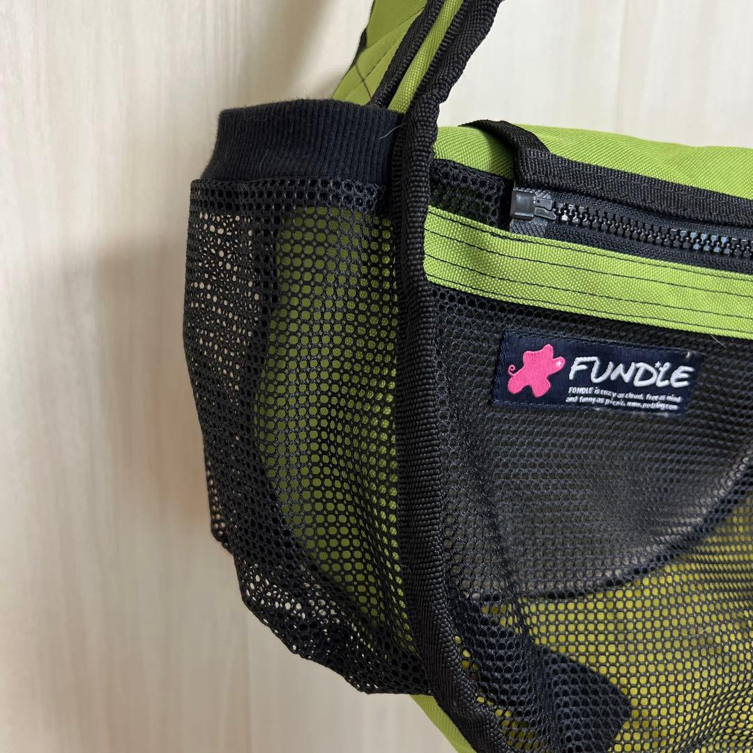 ファンドル　ペットスリング　メッシュ　キャリーバッグ　ショルダー　シースルー